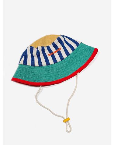 보보쇼즈 26SS 아동 버킷햇 Bobo Choses striped bucket hat B126AI047