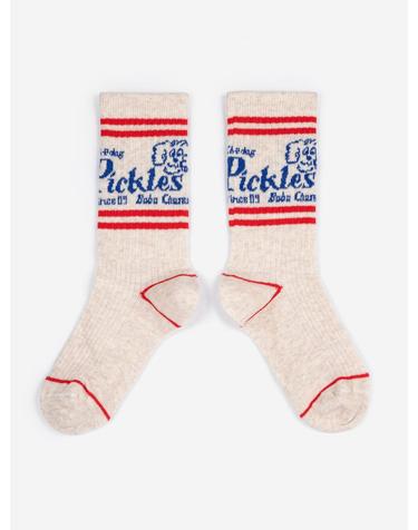보보쇼즈 26SS 아동 양말 Pickles The Dog long socks B126AI003