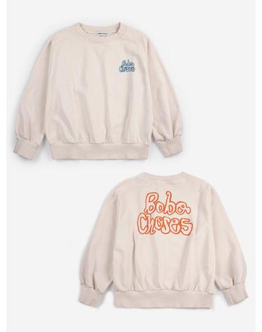 보보쇼즈 26SS 아동 맨투맨 BOBO CHOSES BY HAND RAGLAN SWEATSHIRT B126AC143