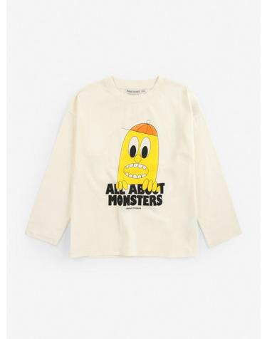 보보쇼즈 26FW 아동 긴팔 티셔츠 Bigtooth Lemon T-shirt B226AC007