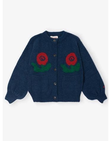 보보쇼즈 26FW 아동 가디건 STAMP BLOOM CARDIGAN B226AC091