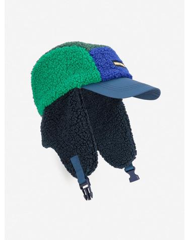 보보쇼즈 26FW 아동 모자 COLOR BLOCK SHEEPSKIN CHAPKA B226AI028
