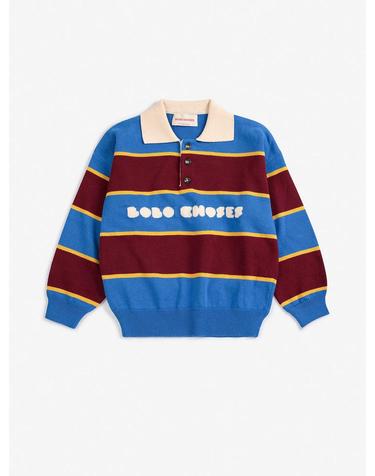 보보쇼즈 26FW 아동 니트 BOLDER POLO JUMPER B226AC116