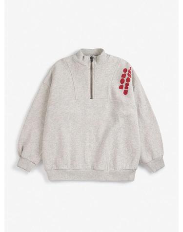 보보쇼즈 26FW 아동 맨투맨 BOLDER HALF ZIPPED SWEATSHIRT B226AC114