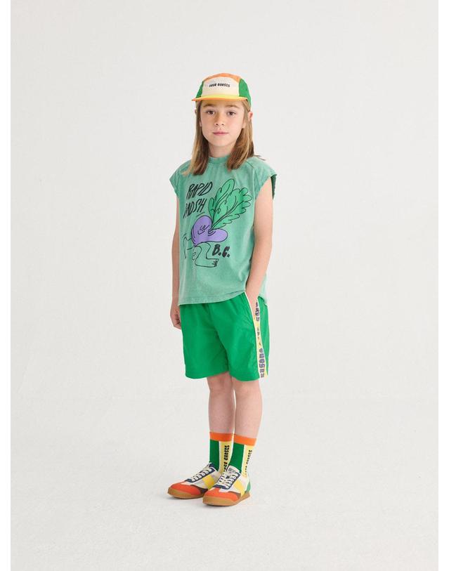 보보쇼즈 보보쇼즈 26SS 아동 나시 Rapid Radish sleeveless T-shirt B126AC026 착용컷