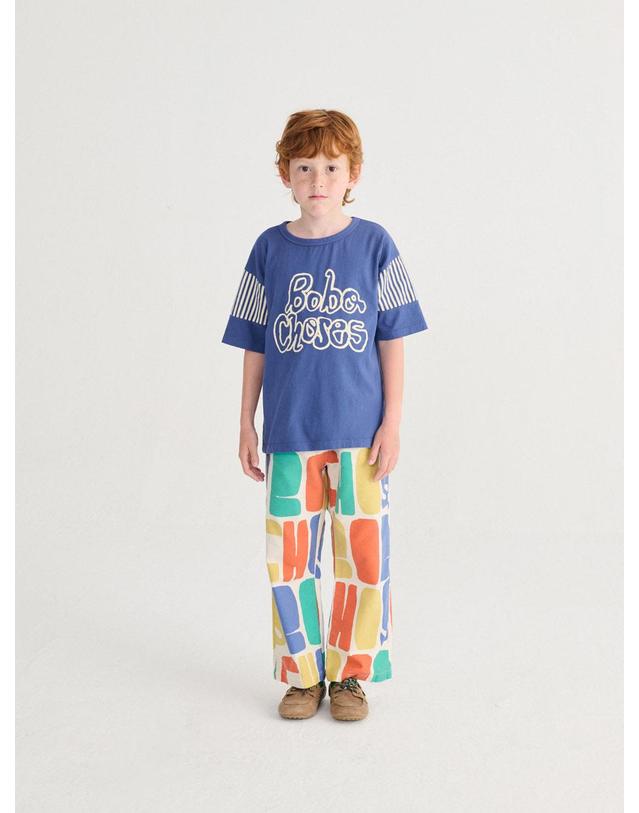 보보쇼즈 보보쇼즈 26SS 아동 반팔 티셔츠 BOBO CHOSES BY HAND T-SHIRT B126AC138 착용컷