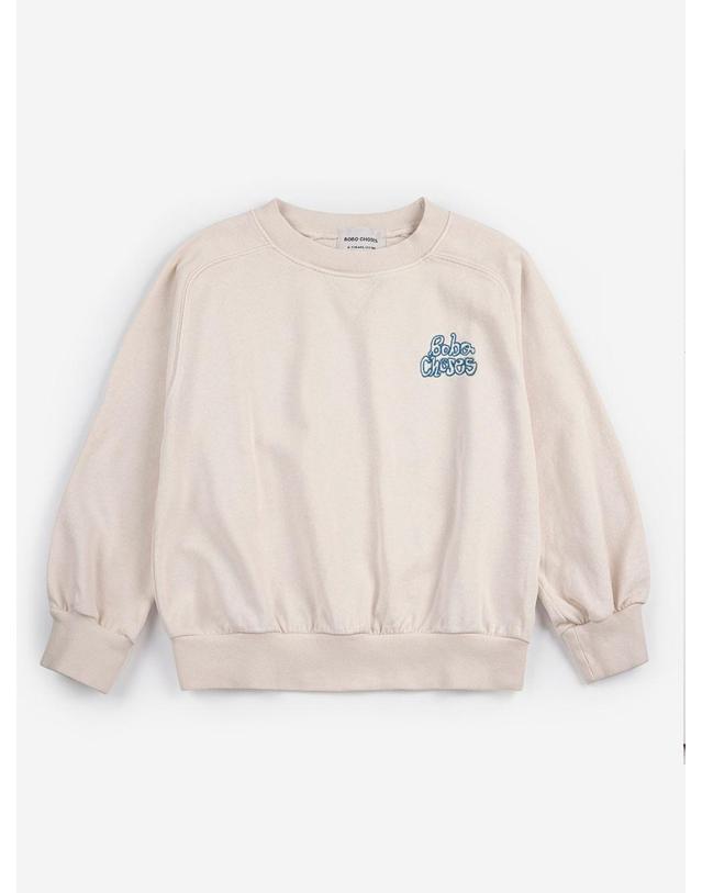 보보쇼즈 보보쇼즈 26SS 아동 맨투맨 BOBO CHOSES BY HAND RAGLAN SWEATSHIRT B126AC143 착용컷