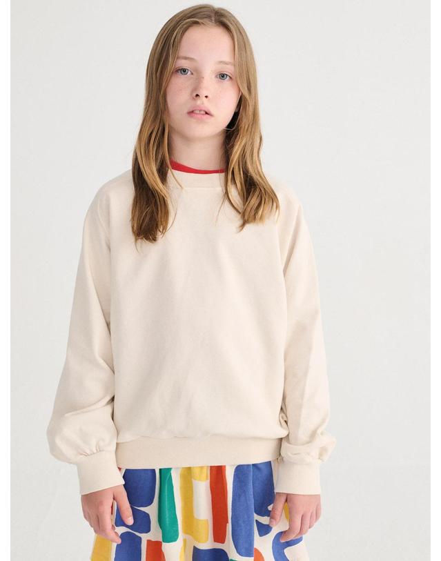 보보쇼즈 보보쇼즈 26SS 아동 맨투맨 BOBO CHOSES BY HAND RAGLAN SWEATSHIRT B126AC143 착용컷