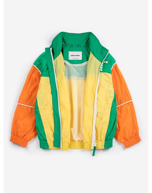 보보쇼즈 보보쇼즈 26SS 아동점퍼 SQUARE BOBO CHOSES TRACKSUIT JACKET B126AC117 착용컷