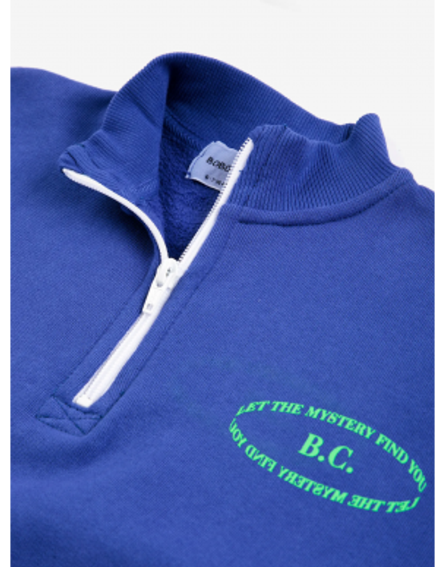 보보쇼즈 보보쇼즈 26FW 아동 반집업 맨투맨 Mystery BC half zipped sweatshirt B226AC043 착용컷