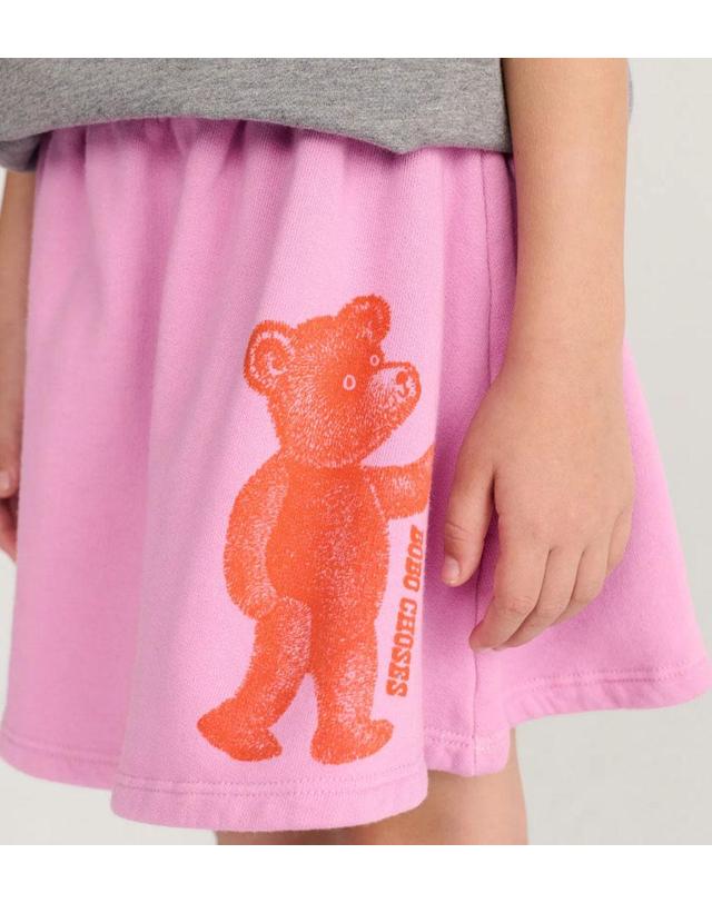 보보쇼즈 보보쇼즈 26FW 아동 스커트 Softpaw Monster fleece skirt B226AC076 레드 착용컷