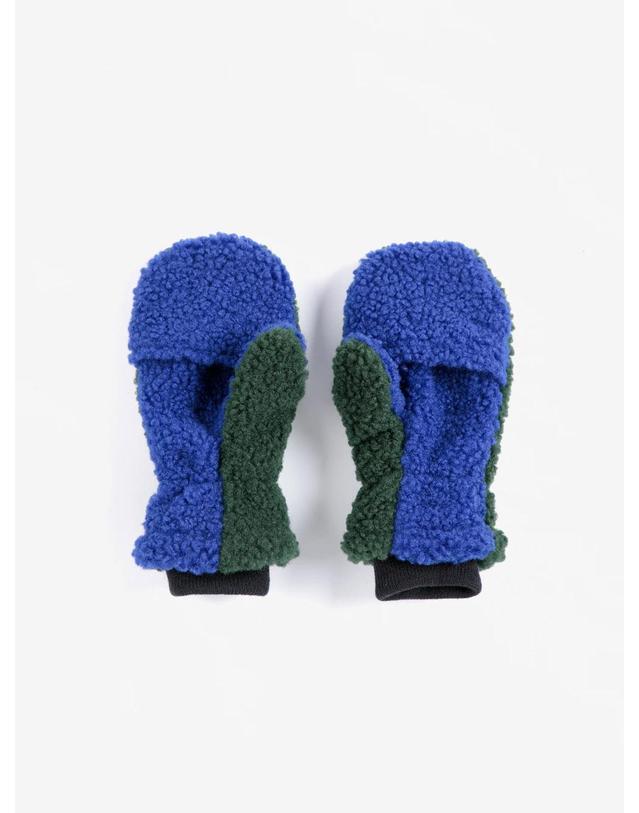 보보쇼즈 보보쇼즈 26FW 아동 장갑 COLOR BLOCK SHEEPSKIN MITTENS B226AI029 착용컷
