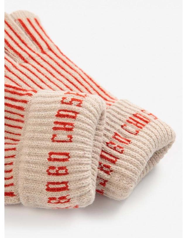 보보쇼즈 보보쇼즈 26FW 아동 장갑 BOBO CHOSES KNITTED GLOVES B226AI039 착용컷