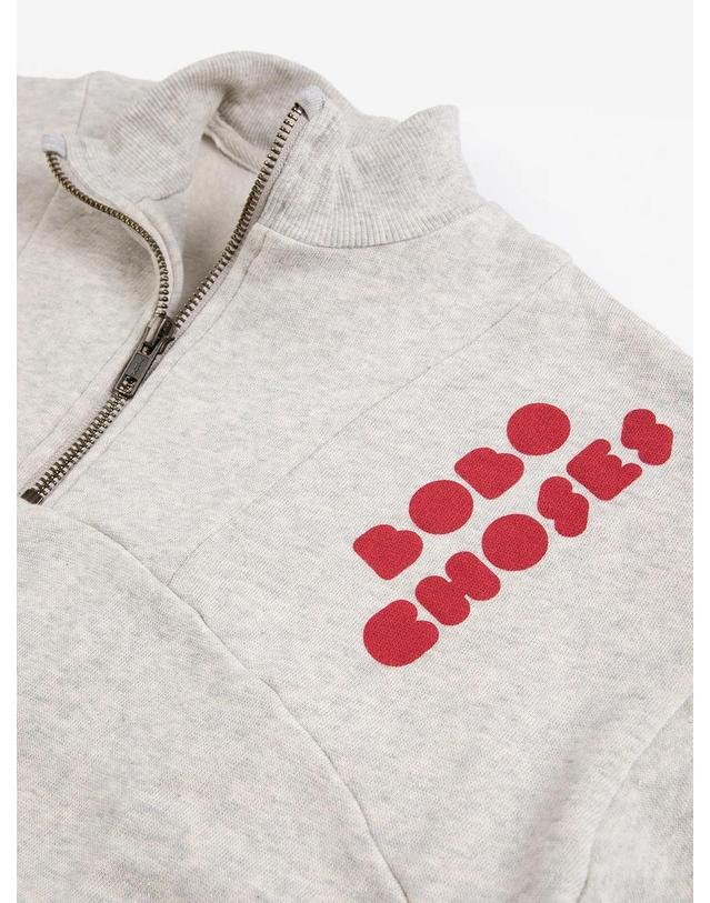 보보쇼즈 보보쇼즈 26FW 아동 맨투맨 BOLDER HALF ZIPPED SWEATSHIRT B226AC114 착용컷