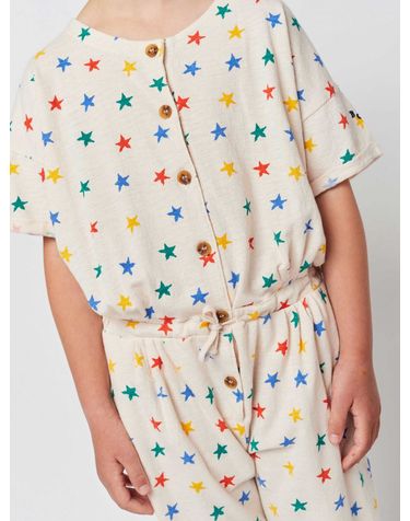 [BOBO CHOSES] 보보쇼즈 23SS 아동 점프수트 Multicolor Stars overall 123AC121