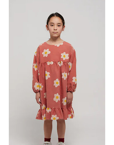 [BOBO CHOSES] 보보쇼즈 23FW 키즈 원피스 Big Flower all over woven dress 223AC106