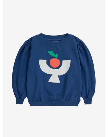 [BOBO CHOSES] 보보쇼즈 24SS 키즈 맨투맨 Tomato Plate sweatshirt 124AC050