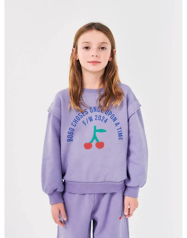 [BOBO CHOSES] 보보쇼즈 24FW 키즈 맨투맨 Bobo Circle sweatshirt B224AC055