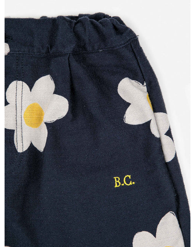 보보쇼즈 [BOBO CHOSES] 보보쇼즈 23FW 키즈 배기 팬츠 Big Flower all over baggy pants 223AC080 착용컷