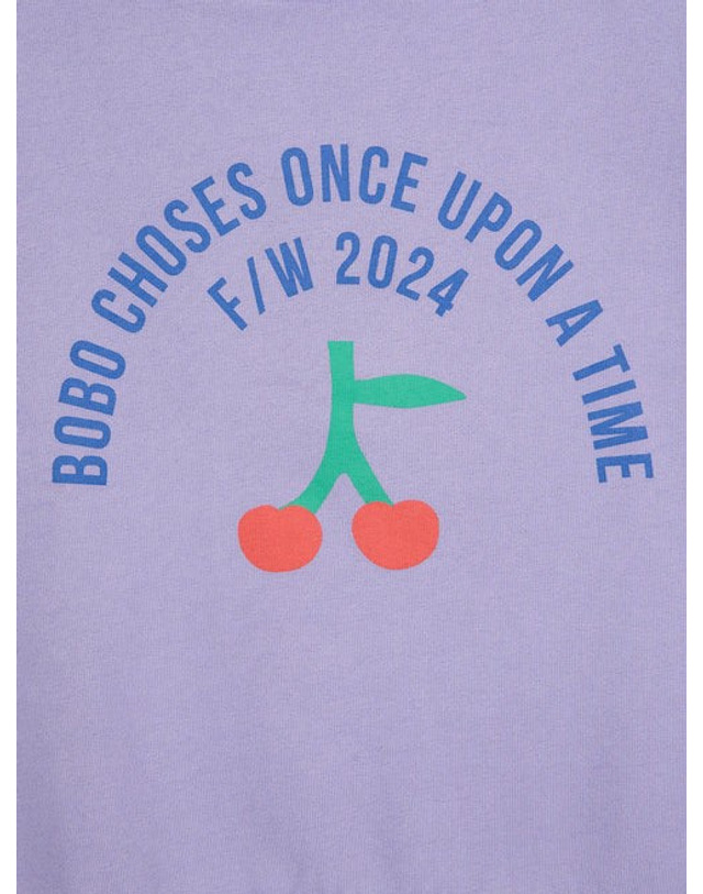 보보쇼즈 [BOBO CHOSES] 보보쇼즈 24FW 키즈 맨투맨 Bobo Circle sweatshirt B224AC055 착용컷