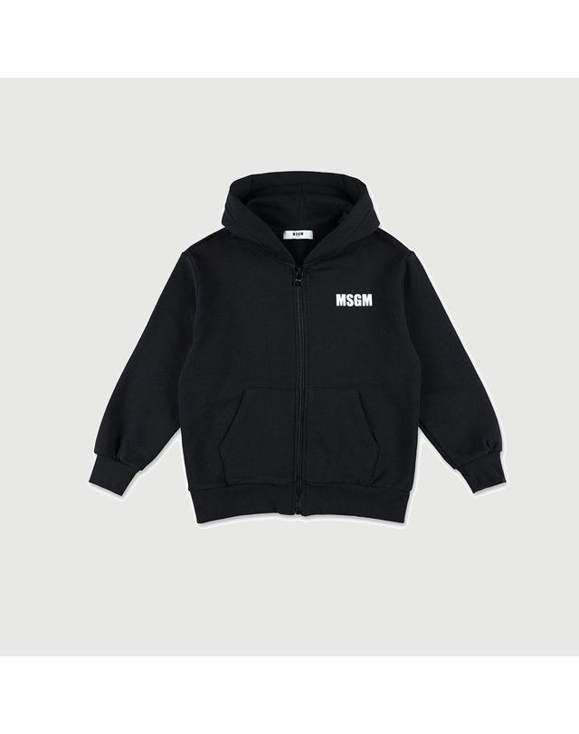 엠에스지엠 키즈 엠에스지엠키즈 MSGM KIDS 24FW 키즈 후드 집업 ZIP HOODIE UNISEX F4MSJUZH073 (기모) 착용컷