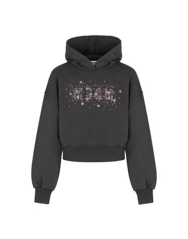 MSGM KIDS 25FW 아동 크롭후드 WASHED CROPPED HOODIE GIRL F5MSJGHS161 (기모)