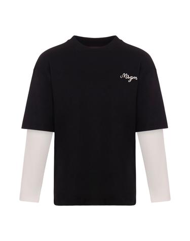 MSGM KIDS 25FW 키즈 긴팔 티셔츠 JERSEY T-SHIRT F5MSJBTH257