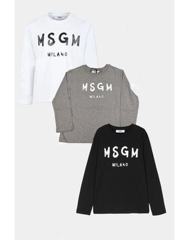 MSGM KIDS 25FW 키즈 긴팔 티셔츠 JERSEY T-SHIRT UNISEX F5MSJUTH008 (3 COLOR)