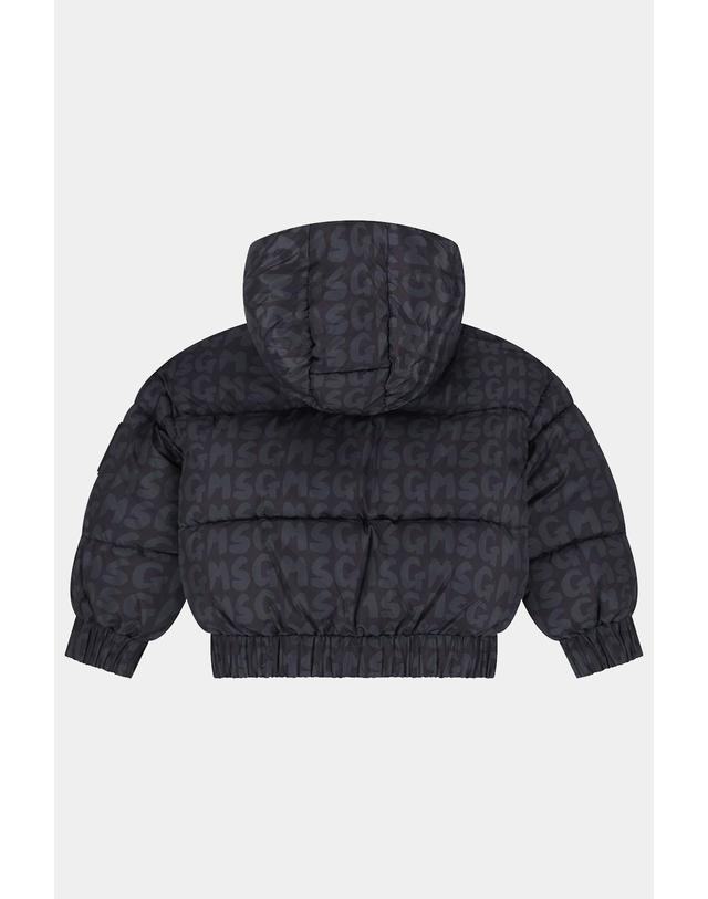 엠에스지엠 키즈 엠에스지엠키즈 MSGM KIDS 25FW 키즈 패딩 NYLON PUFFER JACKET F5MSJUPF004 착용컷