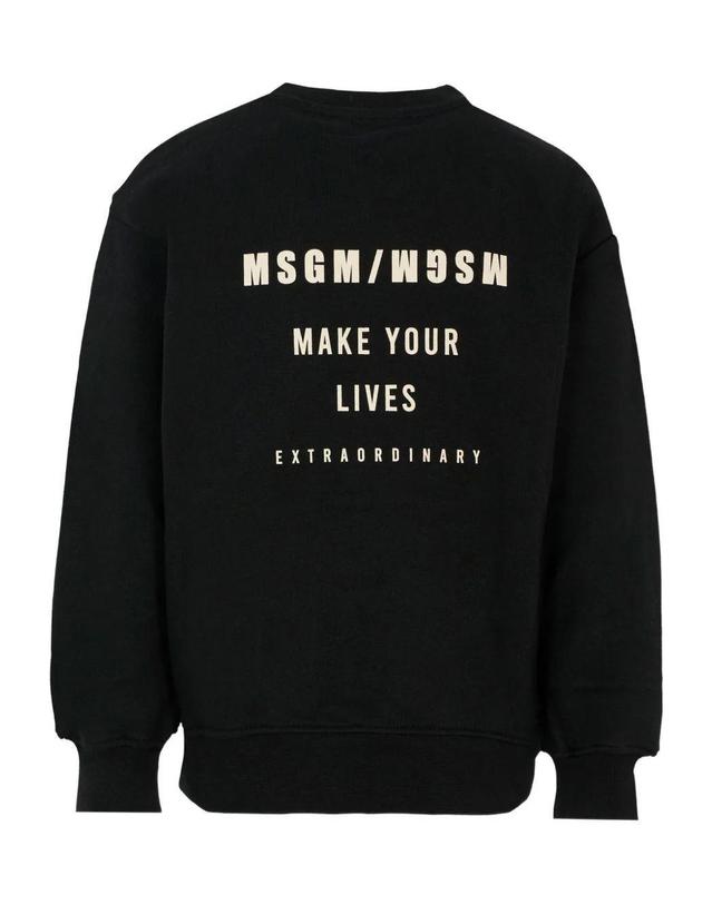 엠에스지엠 키즈 엠에스지엠키즈 MSGM KIDS 25FW 아동 맨투맨 SWEATSHIRT BOY F5MSJBSW214 (기모) 착용컷