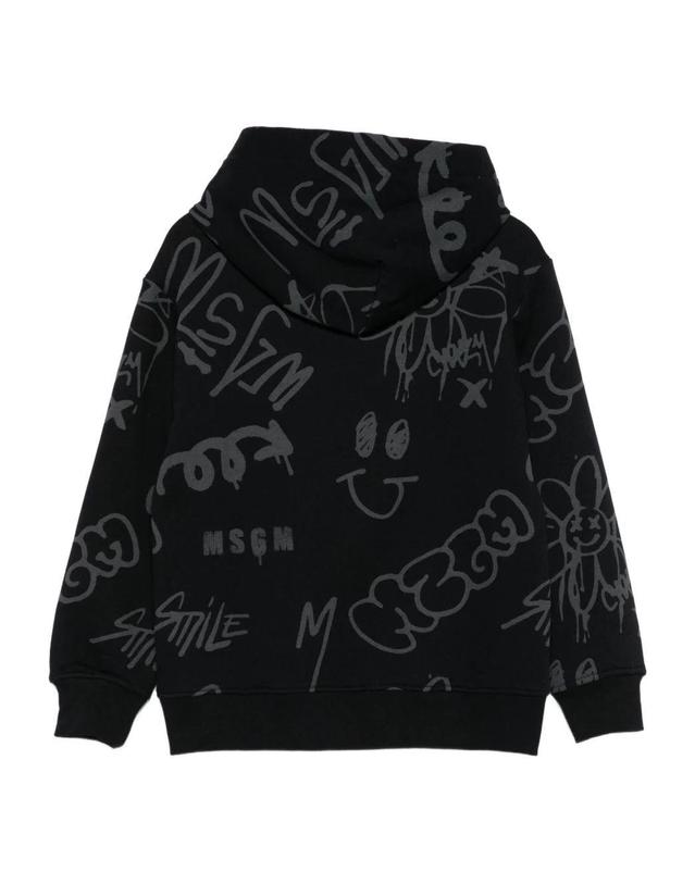 엠에스지엠 키즈 엠에스지엠키즈 MSGM KIDS 25FW 아동 후드티 HOODIE UNISEX F5MSJBHS246 (기모) 착용컷