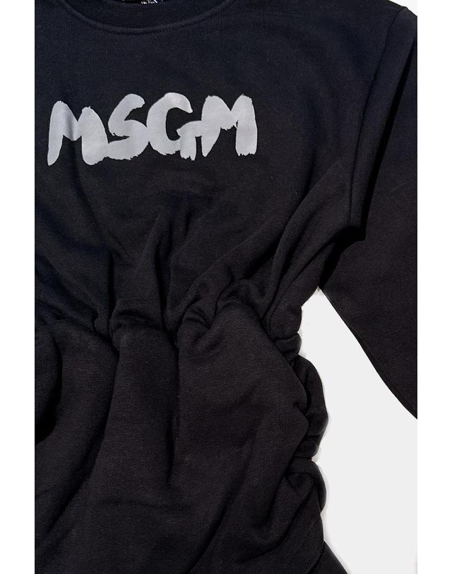 엠에스지엠 키즈 엠에스지엠키즈 MSGM KIDS 25FW 아동 맨투맨원피스 FLEECE DRESS GIRL F5MSJGDR044 (기모) 착용컷