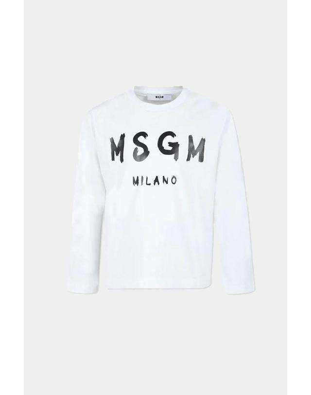 엠에스지엠 키즈 엠에스지엠키즈 MSGM KIDS 25FW 키즈 긴팔 티셔츠 JERSEY T-SHIRT UNISEX F5MSJUTH008 (3 COLOR) 착용컷