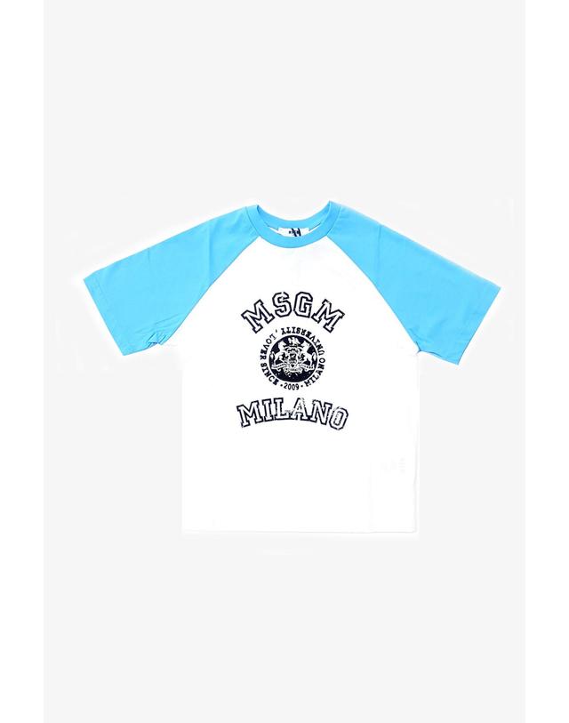 엠에스지엠 키즈 엠에스지엠키즈 MSGM KIDS 26SS 키즈 반팔 티셔츠 JERSEY T-SHIRT S6MSJBTH060 (2컬러) 착용컷