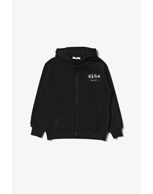 엠에스지엠 키즈 엠에스지엠키즈 MSGM KIDS 26SS 키즈 후드집업 FLEECE ZIP HOODIE S6MSJUZH065 (2컬러) 착용컷