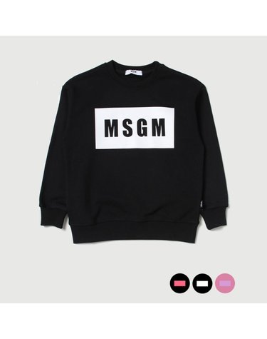 [MSGM KIDS] 키즈 맨투맨 FELPA OVER JUNIOR MS029322 (3 COLOR)