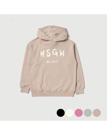 [MSGM KIDS] 키즈 후드티셔츠 FELPA CAPP. OVER JUNIOR MS029325 (6 COLOR)