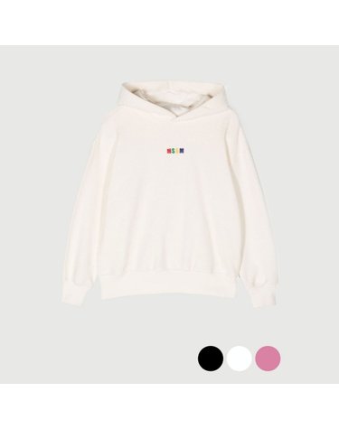 [MSGM KIDS] 키즈 후드티셔츠 FELPA CAPP. OVER JUNIOR MS029321 (3 COLOR)