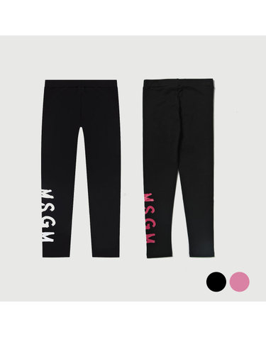 [MSGM KIDS] 23FW 키즈 레깅스 STRETCH JERSEY LEGGINGS GIRL F3MSJGLG029 (2 COLOR)