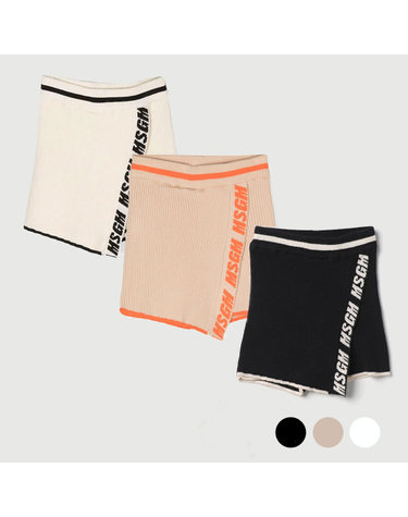[MSGM KIDS] 키즈 니트 스커트팬츠 RIB KNITTED SKORT GIRL F3MSJGST071 (3 COLOR)