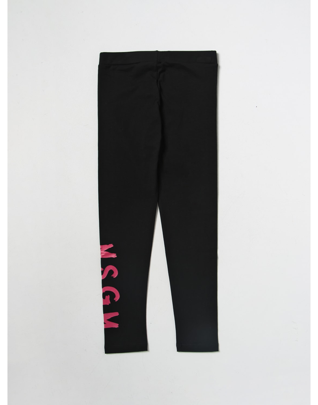 엠에스지엠 키즈 엠에스지엠키즈 [MSGM KIDS] 23FW 키즈 레깅스 STRETCH JERSEY LEGGINGS GIRL F3MSJGLG029 (2 COLOR) 착용컷