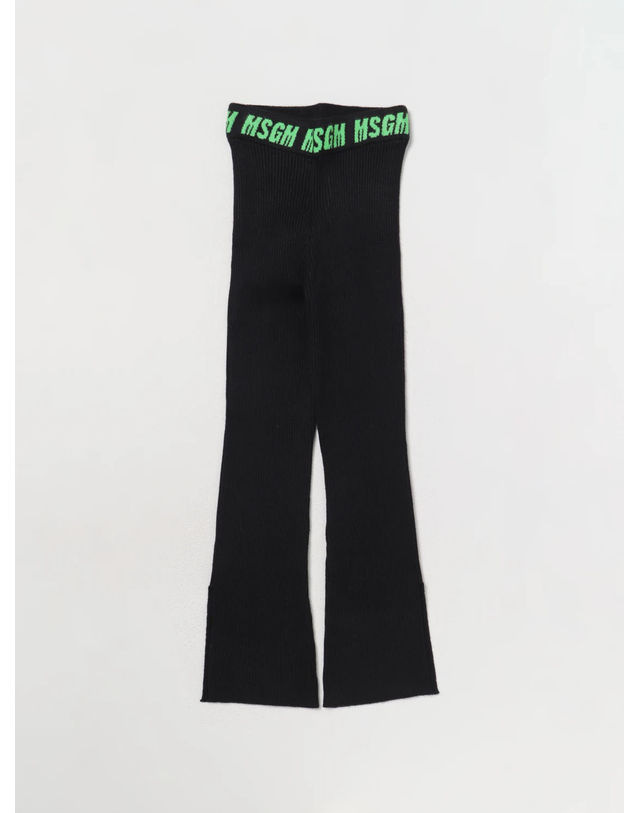 엠에스지엠 키즈 엠에스지엠키즈 [MSGM KIDS] 23FW 키즈 니트팬츠 RIB KNITTED PANTS GIRL F3MSJGPA070 (3 COLOR) 착용컷