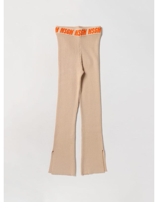 엠에스지엠 키즈 엠에스지엠키즈 [MSGM KIDS] 23FW 키즈 니트팬츠 RIB KNITTED PANTS GIRL F3MSJGPA070 (3 COLOR) 착용컷