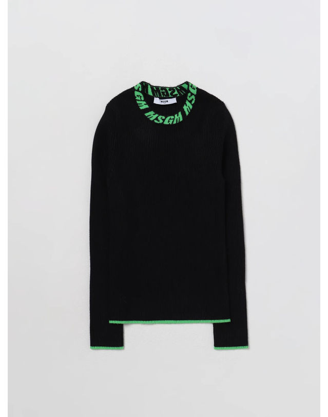 엠에스지엠 키즈 엠에스지엠키즈 [MSGM KIDS] 키즈 터틀넥 RIB KNITTED TURTLE NECK F3MSJGTN077 (3 COLOR) 착용컷