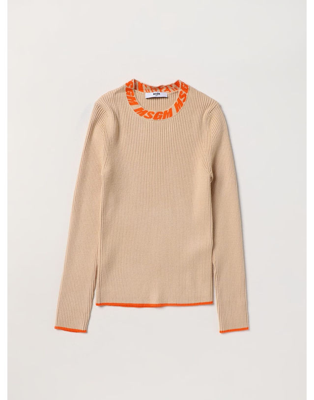 엠에스지엠 키즈 엠에스지엠키즈 [MSGM KIDS] 키즈 터틀넥 RIB KNITTED TURTLE NECK F3MSJGTN077 (3 COLOR) 착용컷