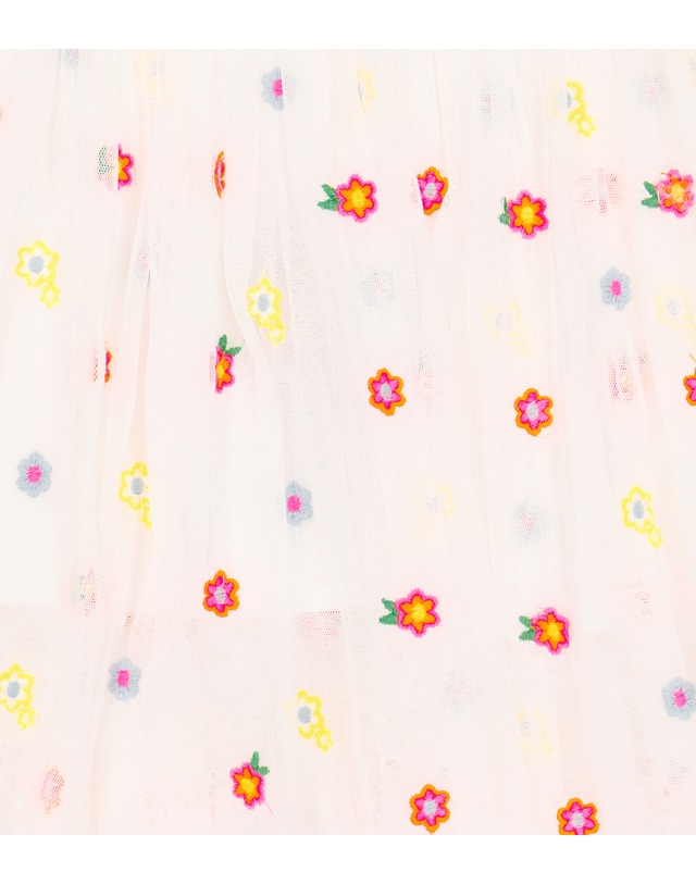 스텔라맥카트니키즈 [STELLA MCCARTNEY] 스텔라맥카트니 키즈 튤 스커트 TULLE FLORAL SKIRT TS7B31-Z1118 레드 착용컷