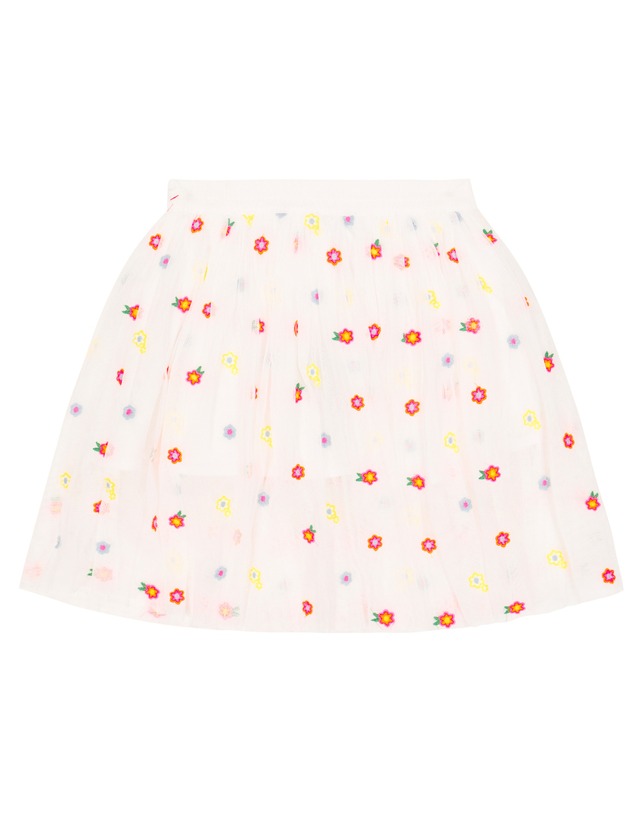 스텔라맥카트니키즈 [STELLA MCCARTNEY] 스텔라맥카트니 키즈 튤 스커트 TULLE FLORAL SKIRT TS7B31-Z1118 레드 착용컷