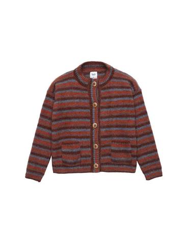 타치 클로딩 DONATA 브라운 가디건 타치 클로딩 가브리엘 블루 스웨터 DONATA-BRM