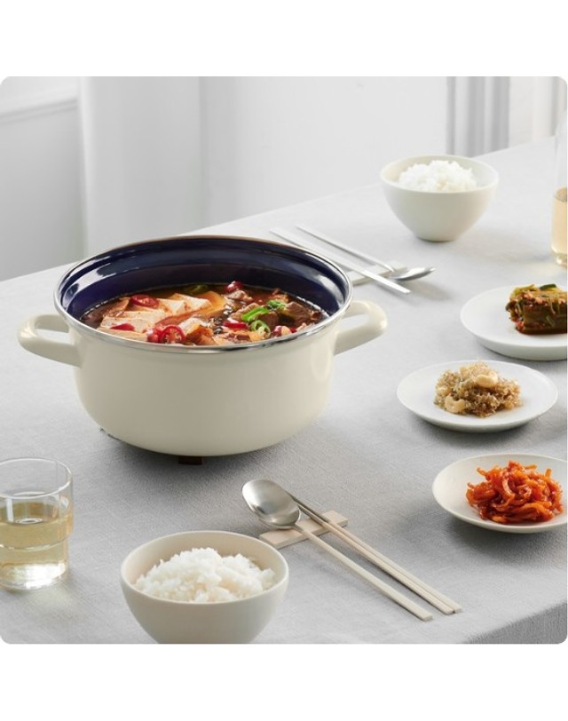 비케이쿡웨어 [BK 비케이쿡웨어] 더치오븐 양수냄비 20cm 착용컷