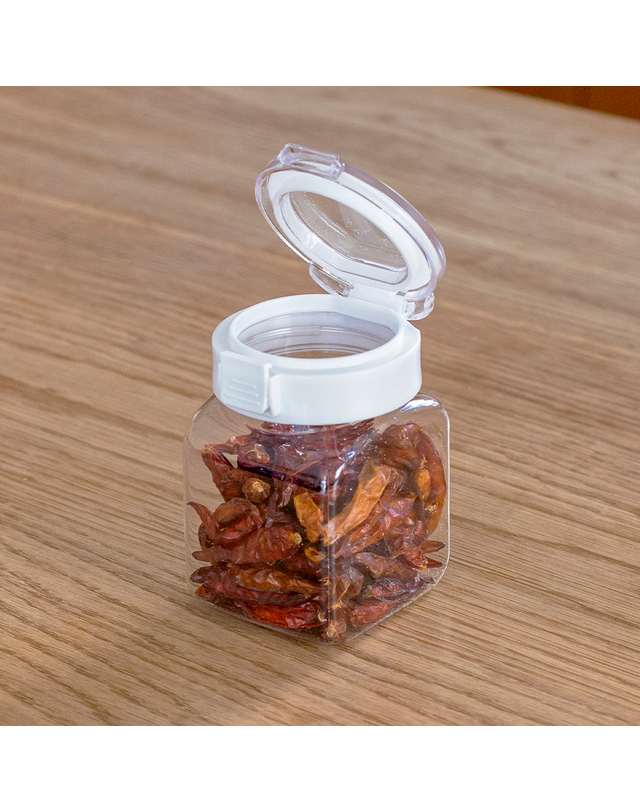 실리쿡 버튼 원터치보관용기 350ml 착용컷